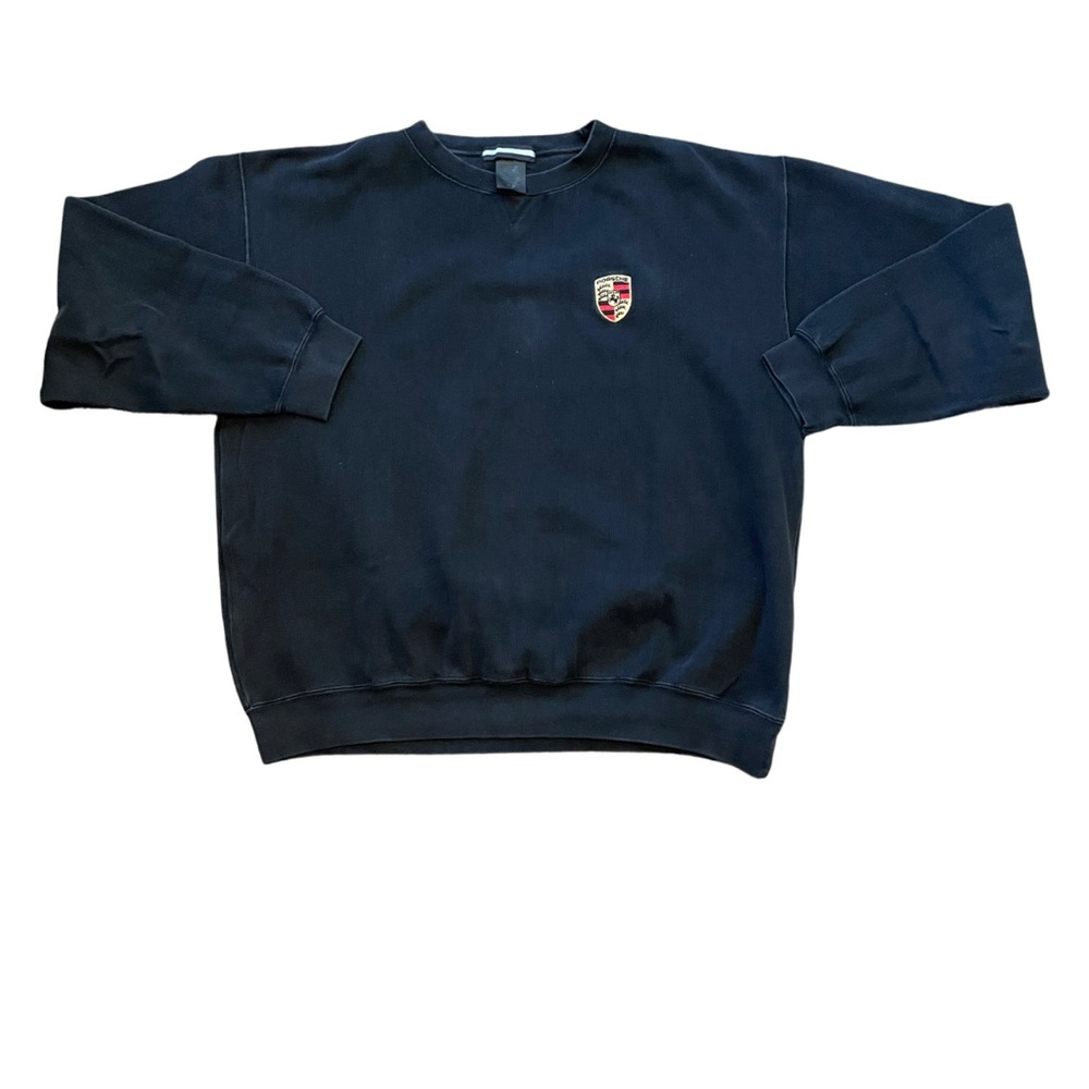 Vintage Porsche Ribbed Crewneck Sweater